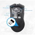 Redragon Storm Pro RGB Wireless Gaming Mouse M808-KS 16000 Dpi Ergonomic Programmable for Gamer mice laptop computer Wired and Wirelesses 2in 1 Gaming Mouse. 