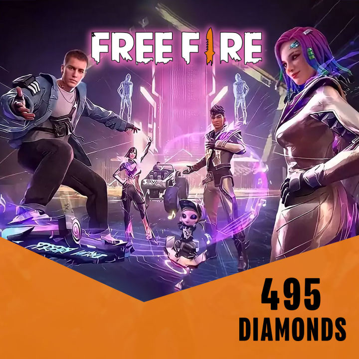 Garena Free Fire Diamonds  495
