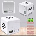 Cube Timer Kitchen Timer Time Management Timer Gravity Sensor Flip for Time Management and Countdown 25-5-45-15 Minutes. 
