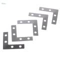 100x Metal L Shape Corner Brace Plate Flat Angle Bracket Picture Frame Brace. 