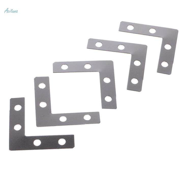 100x%20Metal%20L%20Shape%20Corner%20Brace%20Plate%20Flat%20Angle%20Bracket%20Picture%20Frame%20Brace%20-%20Image%205