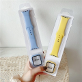 Case+Strap Apple Watch Strap Series S1 S2 S3 S4 S5 S6 SE Sport Band Bands Liquid Silicone iWatch Strap 38mm 40mm 42mm 44mm Band with Full Cover case. 