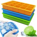 Silicone Ice Cube Tray. 