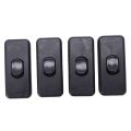 10Pcs AC125V 3A 250V 6A Black ON/OFF In Line Cord Switches for Bedroom. 