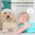 Aubess Tuya Wifi Smart Temperature And Humidity Sensor With Buzzer Alarm Voice Control Intelligent Linkage With Alexa Tuya Smart Life. 
