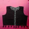Double sided black and white koti for girls. 