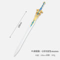 Aquaman's golden trident prop model movie version 100cm children's toy large one meter ornament. 