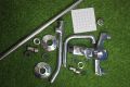 Bathroom Lever Shower Set, High Pressure Lever Shower, Adjustable Wall Mounted Shower Set, Modern Wall Lever Shower, Rainfall Wall Shower, Chrome Lever Shower, Water saving Wall Shower, Luxury Wall Mounted Lever Shower, Multi-function Wall Shower. 