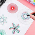 22Pcs Drawing Art Toy Students Geometric Spiral Stationery Tool Spirograph Ruler. 