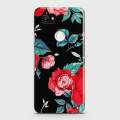 Google Pixel 2 XL Cover - SkinLee HQ Hard Case - Vintage Red Flowers - SKINLEE-159-1-352-214. 