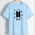 BTS Signature Casual Cotton T-Shirt for Women and Girls – Ladies Top Tee, Available in Multiple Sizes. 