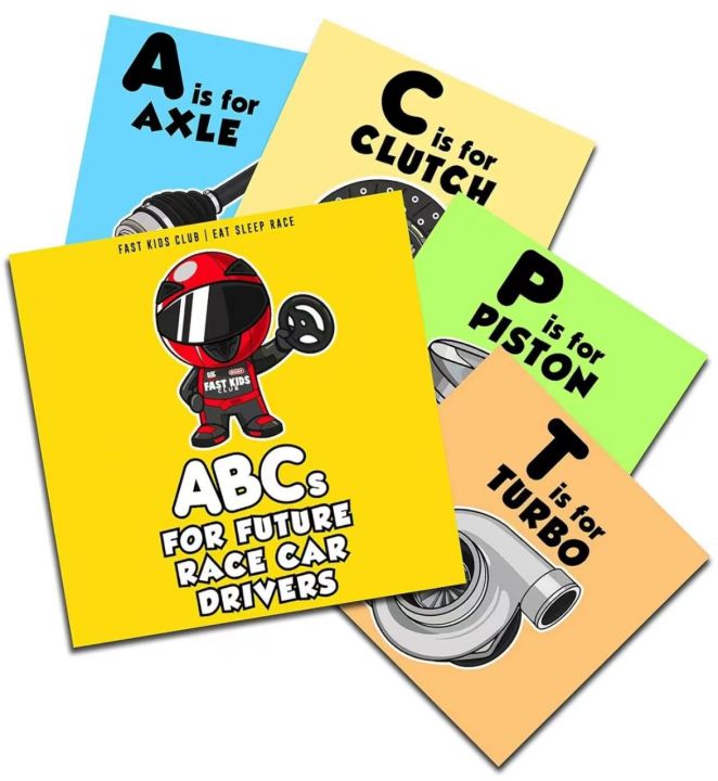 ABC BOOK FOR FUTURE RACE CAR DRIVERS