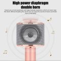 WS 858 Portable Wireless Bluetooth Microphone Rechargeable Karaoke Singing Mic for Kids and Adults, Perfect for Home and Party Use. 