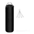 Heavy Duty Boxing Bag With Chain - Black. 