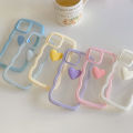 3D Love Heart Silicone Phone Case For IPhone 11 12 13 14 15 Pro Max 7 8 Plus Se 2020 XS Max XS XR Covers Shockproof Phone Casing Shell. 