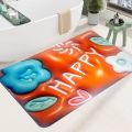 3D Flower Bathroom Rugs Non Slip Bath Mat, Quick-Drying Extra Soft Absorbent Mats. 