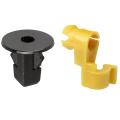 20Pcs Fender Liner Screw Grommet Rivet Push Clips Retainer with 10 Door Lock 5mm Rod Clip Driver Side Handle Retainer. 