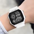 SYNOKE Men Watch Digital Wristwatches Square LED Sports Watch Male Clock. 