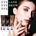 Professional Henna Eyelash Eyebrow Dye Tint 15-minute Fast Tint Easy Dye Gel Eyelash Brown Black Color Tint Kit BruberryBeD. 