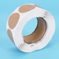 1Inch Kraft Stickers / 500 Labels Per Roll/Permanent Adhesive. 