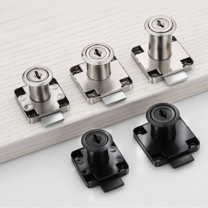 Cabinet Door Lock Anti-theft Desk Drawer Lock with Keys Wardrobe Cabinet Lock Bedside Bookcase Furniture Door Lock Hardware
