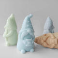 Handmade Soap Molds Whiskers Old Man Scented Candle Making Tools Fairy Tale Character Candle Molds Magical Dwarf Candle Making Accessories DIY Fairy Dwarf Ornament Mould. 