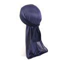 New Men Silky Durag Black Sewing Silky Durags Bandanas Doo-Rags Satin Durag Headwraps Long Tail Wave Cap Headwear Hat Pirate Hat. 