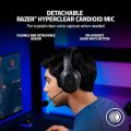 Razer Barracuda X Wireless Gaming & Mobile Headset (PC, Playstation, Switch, Android, iOS): 2.4GHz Wireless + Bluetooth - Lightweight - 40mm Drivers - Detachable Mic - 50 Hr Battery - Black. 
