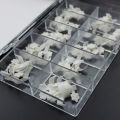Nail Tools White French Nail Art 100PCS Tricks Half Gai Acrylic Short Artificial Nails for Extension. 