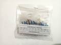 60 PCS/lot 10 value multi power 1/4w resistor 6 resistor each power 100R 470R 1K 2.2K 4.7K 10K 22K 100K 560K 1M. 