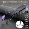 Sapphire High Hardness Anti-Blue Progressive Far And Near Dual-Use Reading Glasses For Men Women FS99. 