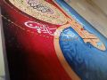 Modern Islamic calligraphy, Canvas painting with beautiful colors ,office and home wall décor 18" x 24 ". 