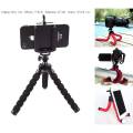 Universal Mini Flexible Smartphone Tripod Octopus Stand Grip for iPhone Huawei Xiaomi GoPro Camera. 