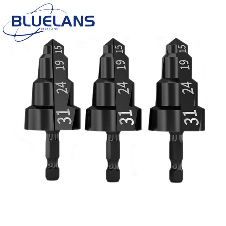 Triangular Drill Bit Professional Pvc Pipe Reaming Drill Bit for Socket Saver Rustproof Corrosion Resistant Tool for Pipe Fitting Heavy Duty Design Upgraded 4-point Drill Bit
