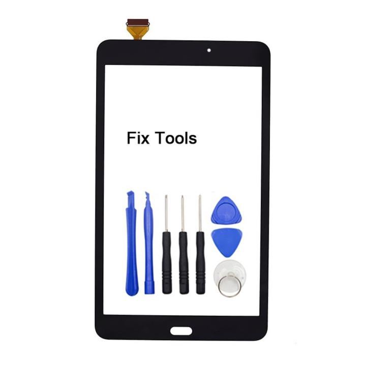 1Pcs For Samsung Galaxy Tab A 8.0 (2017 Version) T380 T385 Touch Screen Digitizer Front Glass Panel Replacement+Adhesive+Tools
