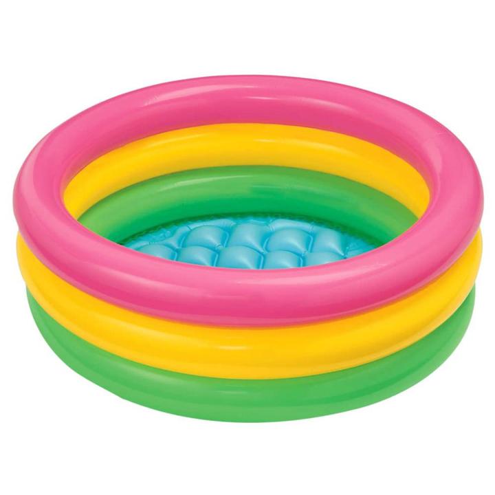 INTEX - Sunset Glow Baby Pool For Kids Inflatable Kids Bath Tub For Children