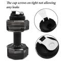75 Oz (2.2 L) Dumbbell Shaped Water Bottle | Big Capacity | BPA Free | Flip Top Leak Proof lid. 