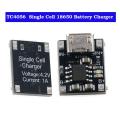 TC4056 TC4056A Single Cell 18650 Lithium Battery Charger Module 1A 4.2V Micro USB Power Supply Board New Small Version by electrica. 