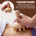 Fashion Wood Therapy Tools for Body Shaping, Wooden Massage Tools,Lymphatic Drainage Massager Body Sculpting Tools,Wooden Gua Sha Tools. 