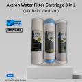 Axtron RO Water Filter Cartridge Set – 10-Inch PPF, GAC & CTO Filters for Domestic Reverse Osmosis Water Filter Systems. 