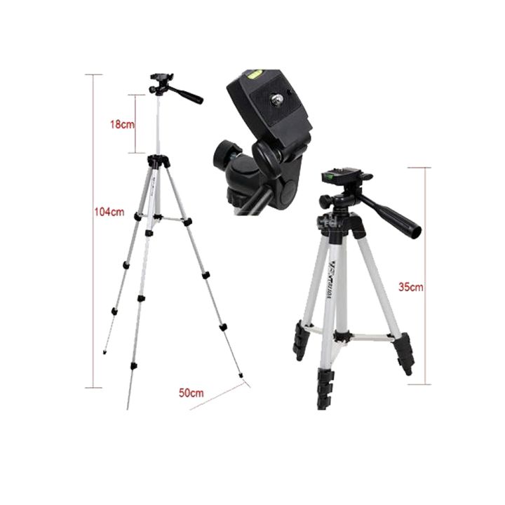 Portable%20Aluminum%20DK%203888%20Portable%20Foldable%20Camera%20&%20Mobile%20Tripod%20With%20Bluetooth%20Wireless%20Remote%20shutter%20aluminum%20tripod%20mobile%20tripod%20-%20Image%205