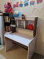 High Gloss Study Computer Desk Home Kids Computer Table Study Table Workstation(Customized). 