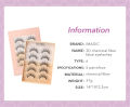 NEW 5 pairs 3D mink natural makeup eyelash extension long cross volume soft false eyelashes winged faux cils. 
