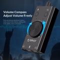 【AiBaby Store】(New) SC2 external USB sound card stereo mic speaker headset audio jack 3.5mm cable adapter with mute switch volume adjustment. 