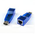 USB notebook desktop computer direct plug external USB network card 9700 blue network card RJ45 usb. 