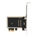 PCI Express 1X Card Gigabit 10 100 1000Mbps RJ45 LAN Ethernet Adapter. 