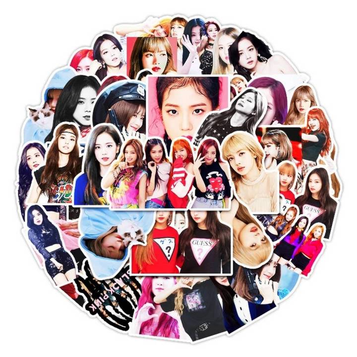 Mail Sticker Lisa Blackpink 10/25/50 pcs sticker set Lisa Jennie Jisoo | Daraz.pk
