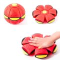 Liberty Mall Magic Flying Saucer Ball Frisbee Deformation UFO Football Flat Throw Disc With LED Light Flying Toys Outdoor Garden Beach Game Toy. 