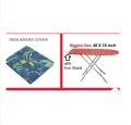 Iron Board Stand Cover High Temperature with Fiber Filling (Random Design Delivered). 