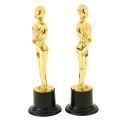 2Pcs Oscar Statuette Mold Reward the Winners Magnificent Trophies in Ceremonies. 